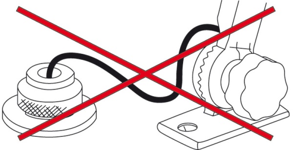 Klappbarer Lampenschaft 60 cm Edelstahl