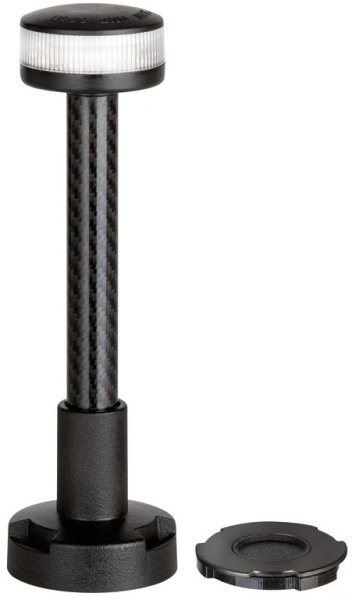 360° drahtloser Leuchtstab, weiß 60 cm Kunststoff-Halterung