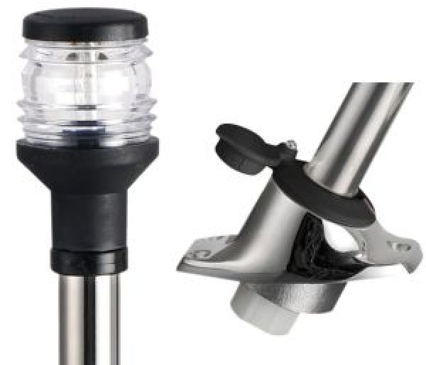 Lampenschaft Basis AISI 316 Schnappkontakt 100 cm