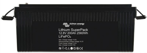SuperPack 12,8V/200Ah Lithium-Batterie (M8)