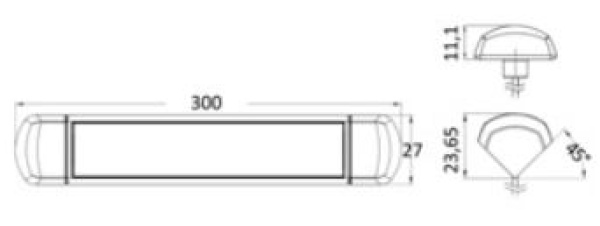 Wasserdichte LED Aufbau-Deckenlicht Touch-Schalter - Zusatzbild 1