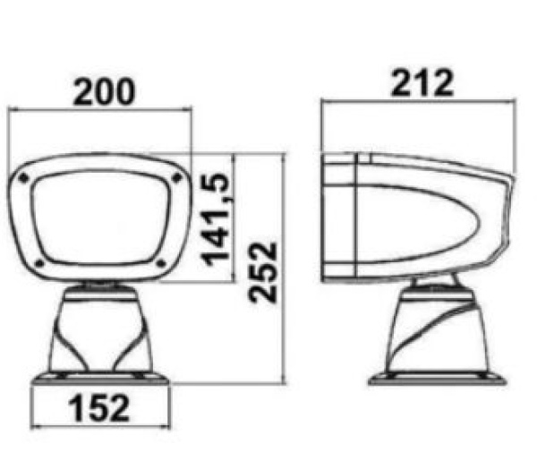 Elektro-Scheinwerfer HID 12 V