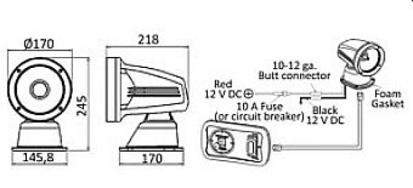Ersatzglühbirne f.One LED Scheinwerfer