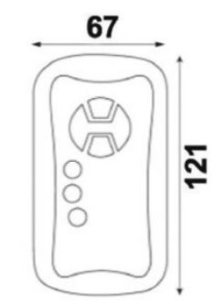 Classic Brückenfernsteuerung ohne Kabel 24 V