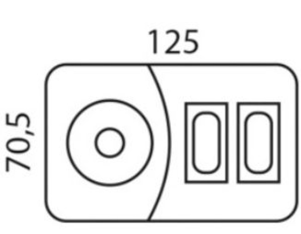 Comando joystick per faro Avior
