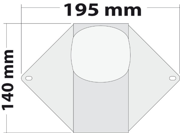 LED-Navigations- u.Deckleuchte 12/24V Gehäuse weiß