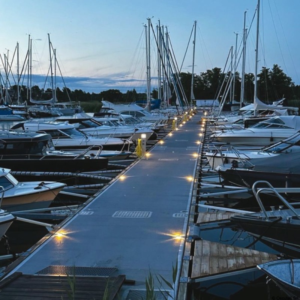BLUEFIN LED-Trittlichter aus Edelstahl