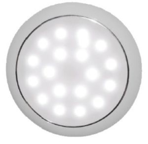 LED-Deckenleuchte Day/Night Blendring verchromt