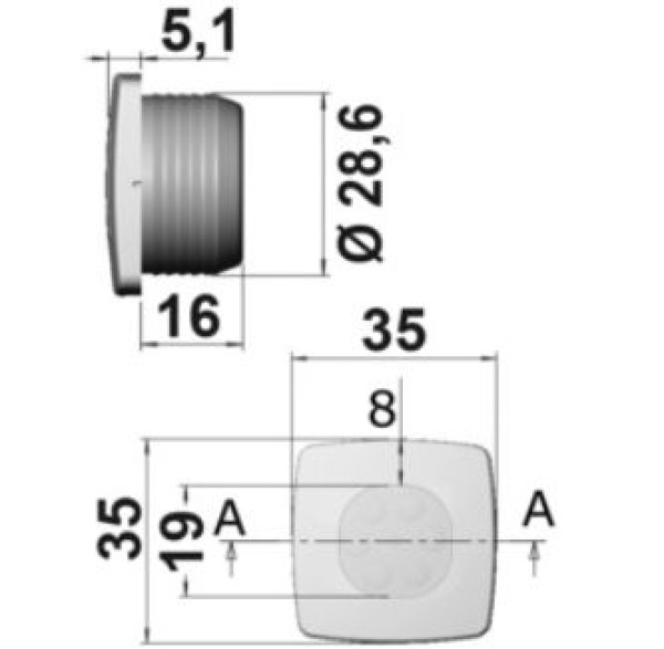 Constella LED-Orientierungslicht 2 LEDs weiß - Zusatzbild 1