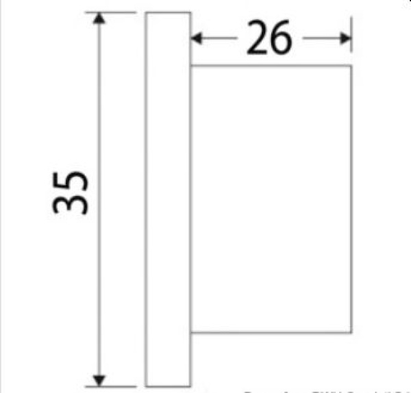 LED-Einbau-Orientierungslicht nach unten blau - Zusatzbild 1