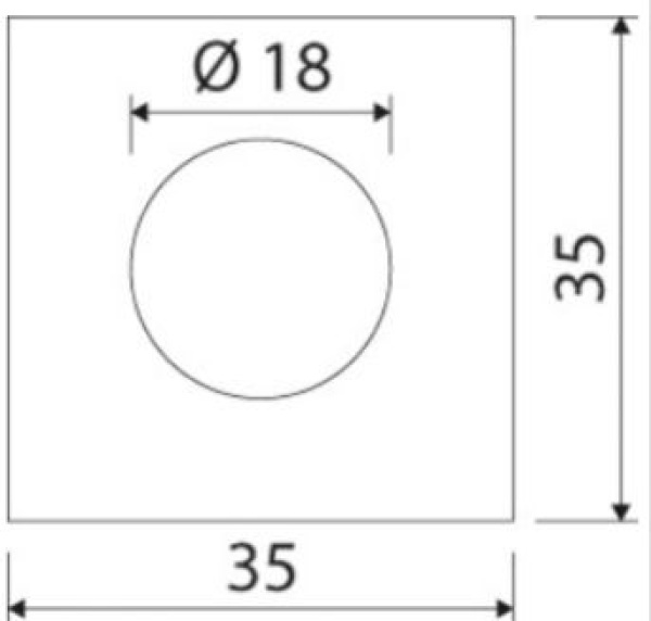 LED-Einbau-Orientierungslicht, weiß12/24V 1W - Zusatzbild 1