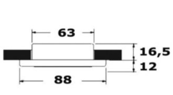 Vega Deckenleuchte, VA-Stahl hochglanzpoliert - Zusatzbild 1