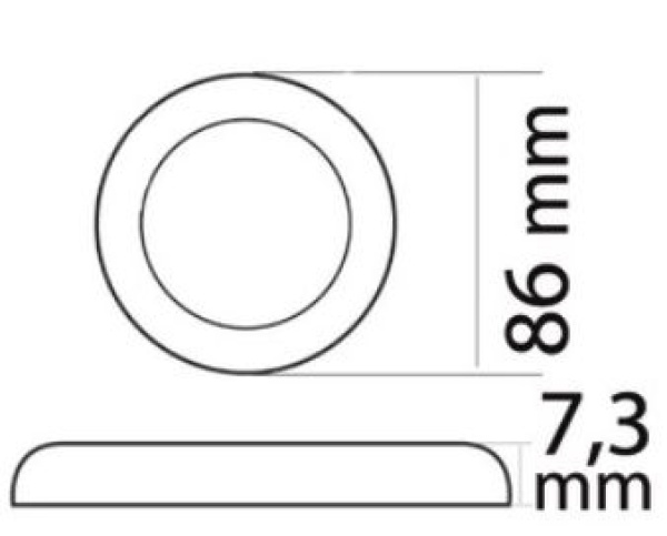 Procion LED-Deckenleuchte ohne Einbau goldfarben - Zusatzbild 1
