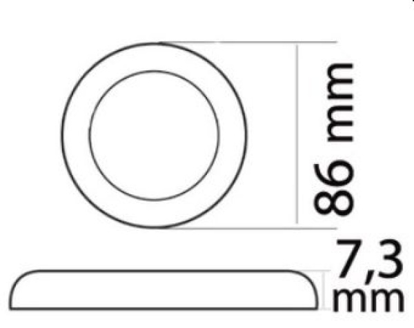 Procion LED-Deckenleuchte m. Einbau goldfarben - Zusatzbild 1