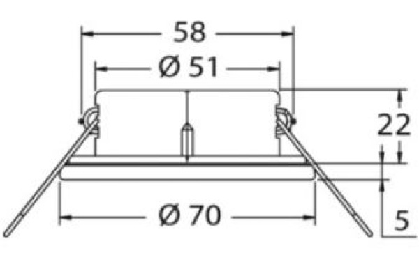 Atria Halogenleuchte VA-Stahl, poliert - Zusatzbild 1