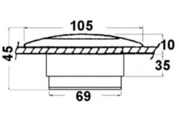 Courtesy light Einbau-Cockpitleuchte12 V 10 W - Zusatzbild 1