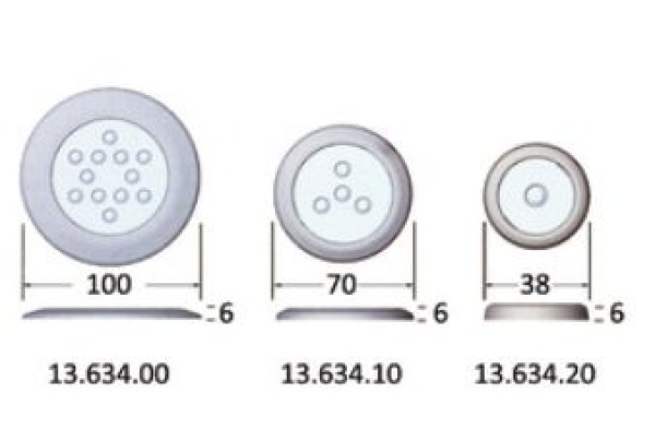 Attwood Orientierungsleuchte 1 LED - Zusatzbild 1