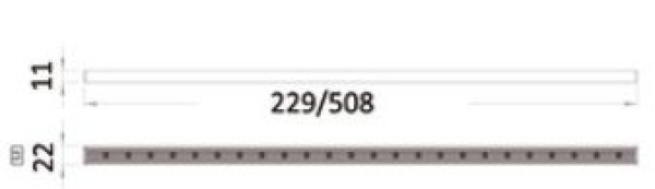 LED-Leuchtstab 229 mm 12V weiß - Zusatzbild 1