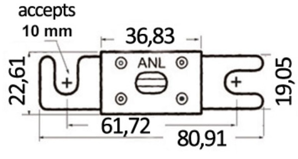 Sicherung Typ "ANL" 200 A
