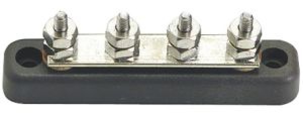 Bus-Bar Schiene f. elektrische Anschlüsse 4 x10 mm