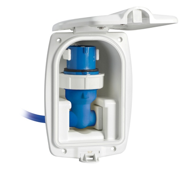 R-Evolve drehbarer Einbaustecker 16 A