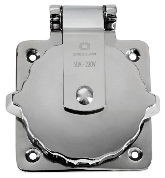 Steckdose wasserdicht IP 56 VA-Stahl