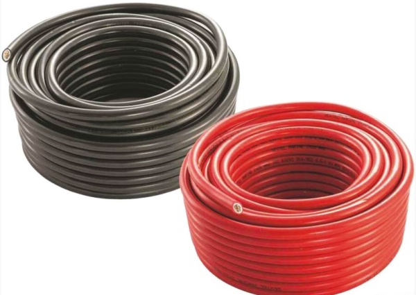 Rot verzinntes Kupferbatteriekabel Querschnitt 25 mm