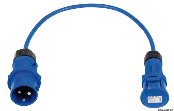 Adapter, vorverdraht f. 32A-Steckdose u.16A-Stecker