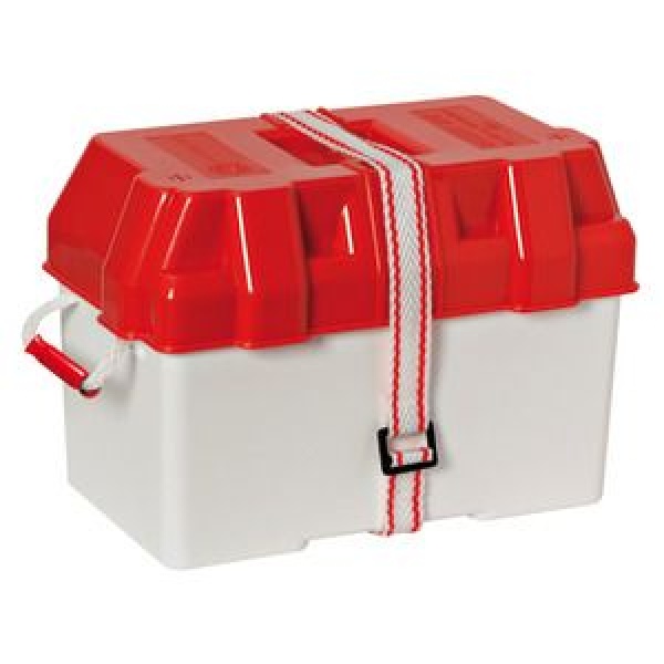 Batteriekasten, Moplen weiß/rot 100 A