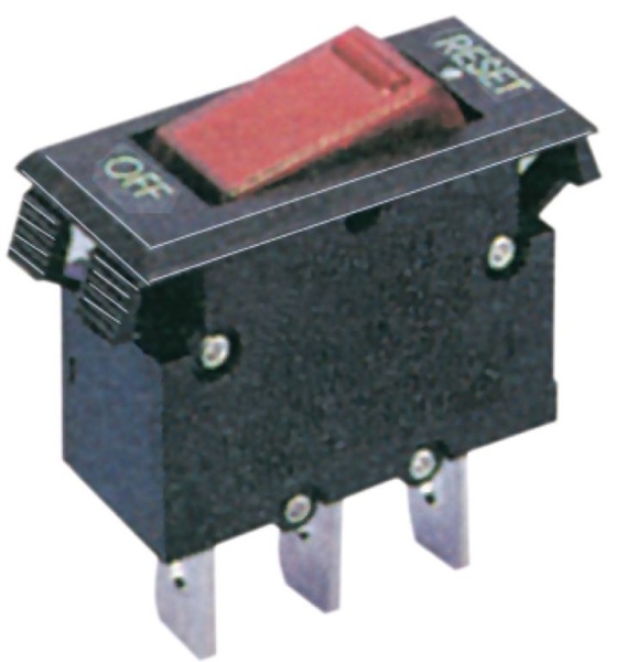 Thermoschutzschalter m.Wippe 15 A