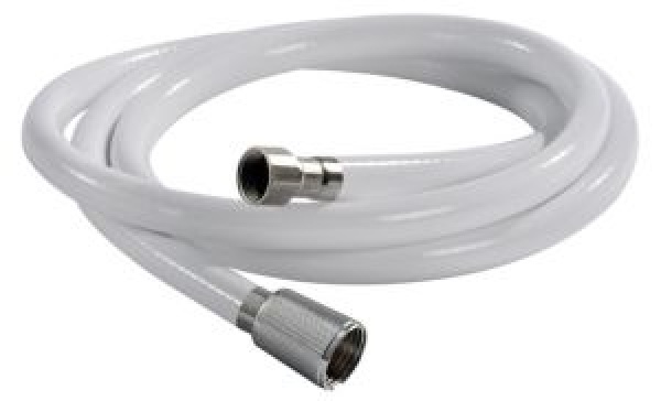 Duschschlauch aus PVC, weiß 4 m