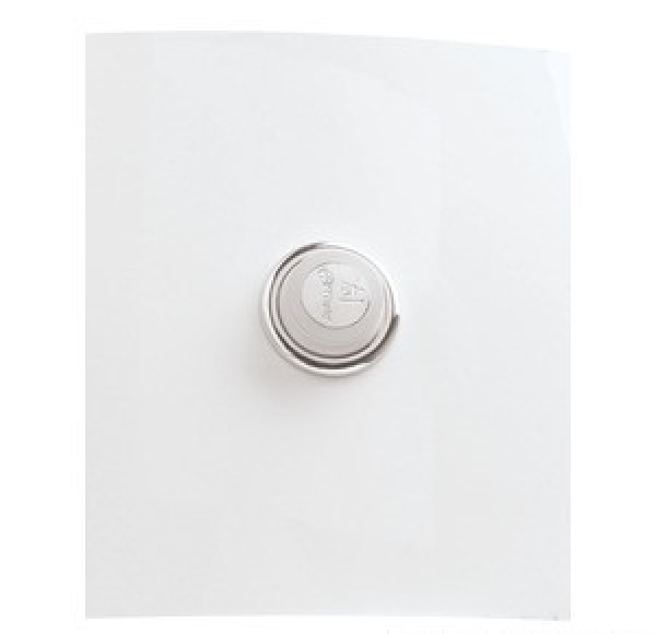 Integrierte Dusche WHALE Twist Mk2, 190 × 57 mm, Weiß