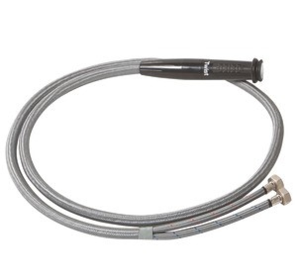 Integrierte Dusche WHALE Twist Mk2, Schwarz, 190/150