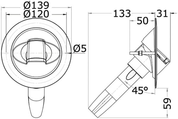 Saturn VA-Stahl-Mischbatterie