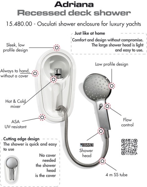 Einbau-Deckdusche Adriana - Zusatzbild 2