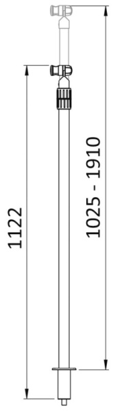 Ausziehbare Duschstange