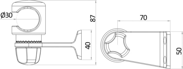 Wandhalterung f. Saturn Dusche - Zusatzbild 1