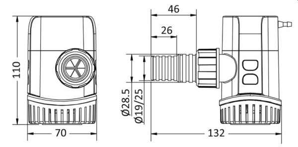 Europump Bilgenpumpe Next Generation G1100 12V