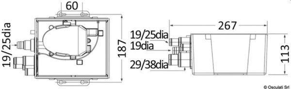 Grauwasser‑Sammelwanne 27 l/min 12 V