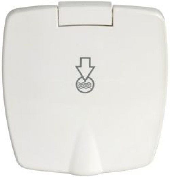 New Edge Einbau-Wasserdruckregler, weiß