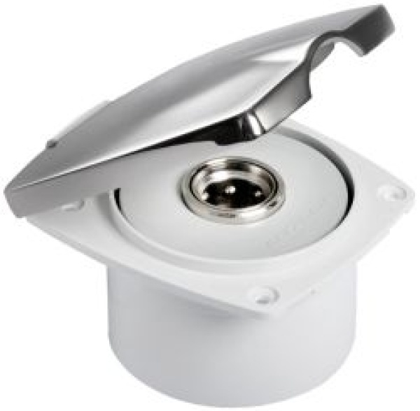 Wasseranschluss New Edge für Decksreinigung Edelstahl