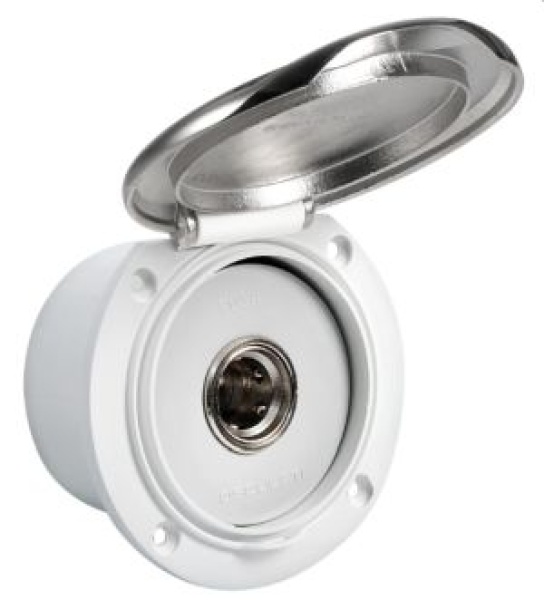 Wassereinlauf - Kaianschluss Classic EVO zur Decksreinigung Edelstahl