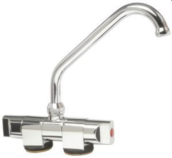 Drehhahn Serie Slide hoch Warm-/Kaltwasser