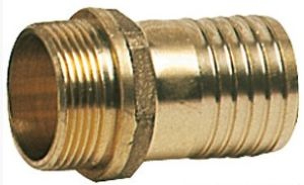 Messingguss-Schlauchanschlss Außen 1/2" x 16 mm