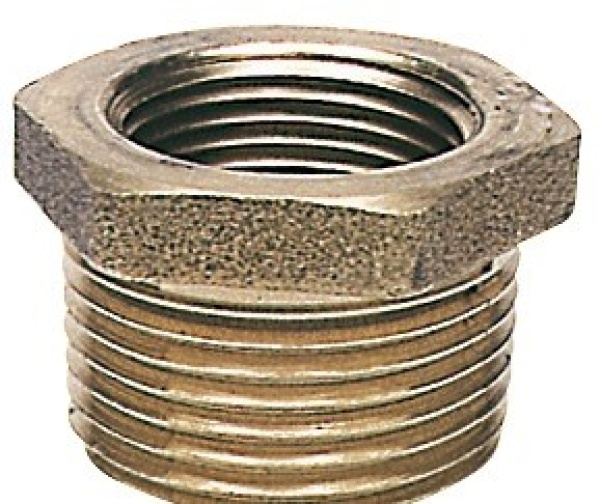 Reduzierstück Innen/Außen aus Messing 3/4" x 1/2"