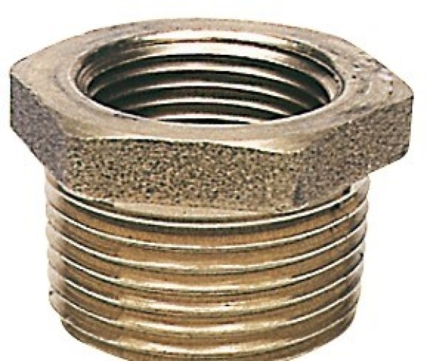 Reduzierstück Innen/Außen aus Messing 1"1/4 x 1"