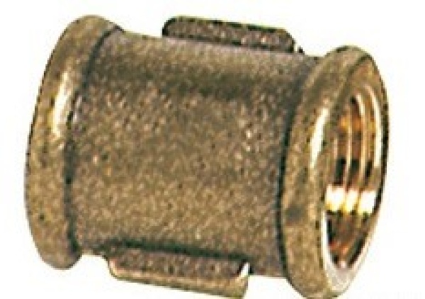 Rohrmuffe Messing Innen/Innen 1/2"