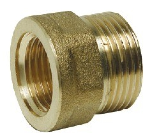 Rohrmuffe Messing Außen/Innen 1"1/4 x 1" 1/2