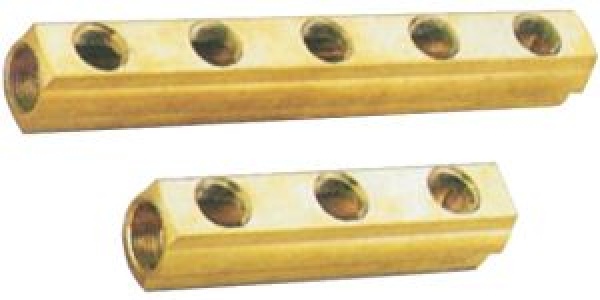 Wasserverteiler 6-Auslässe 1" x 1/2"