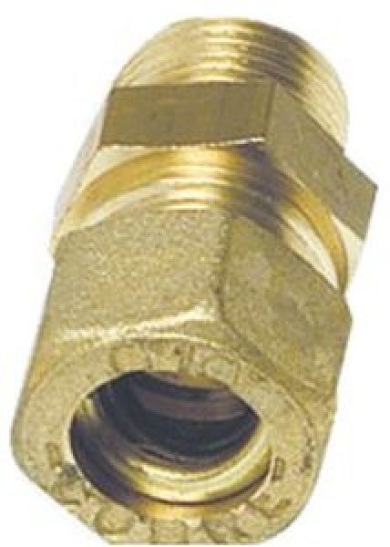 Druckanschluss Kupferleitung gerade A 12 mm x 3/8"